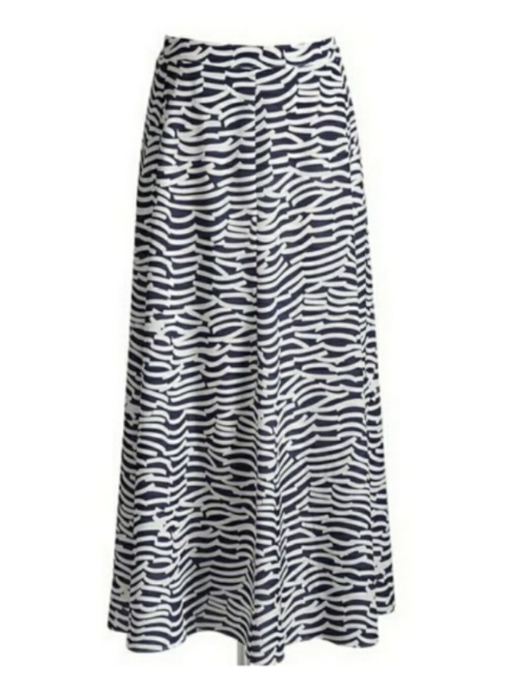 Old Navy Blue And White Print Maxi Skirt Size 14
